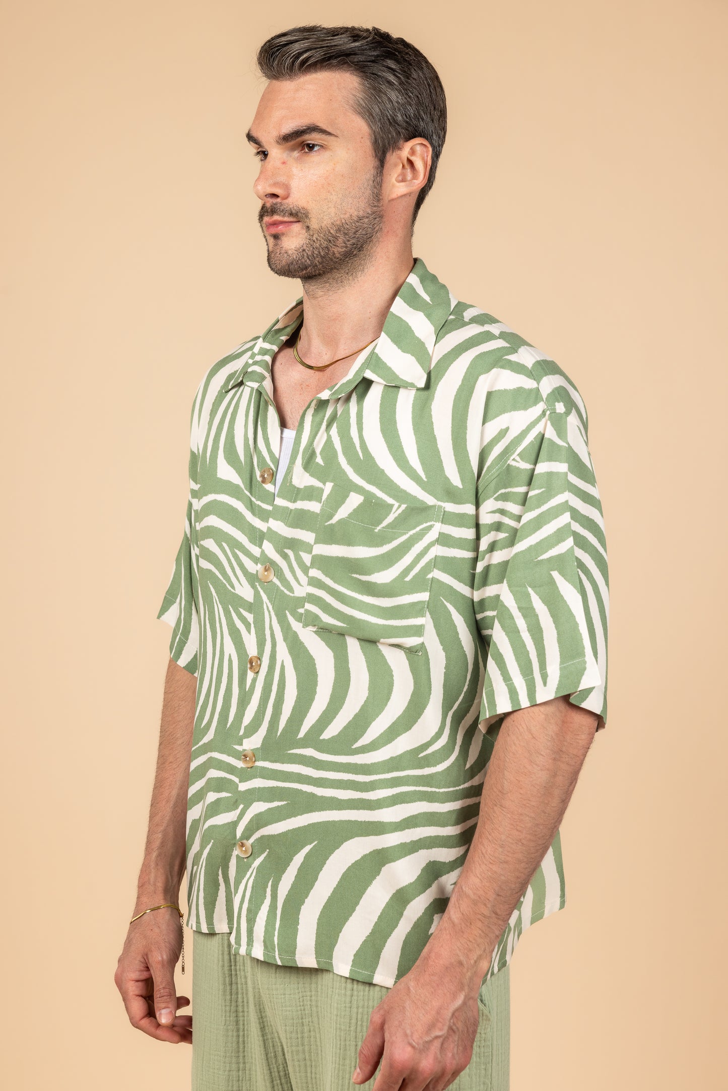 Verdant Mist Boxy Fit Shirt