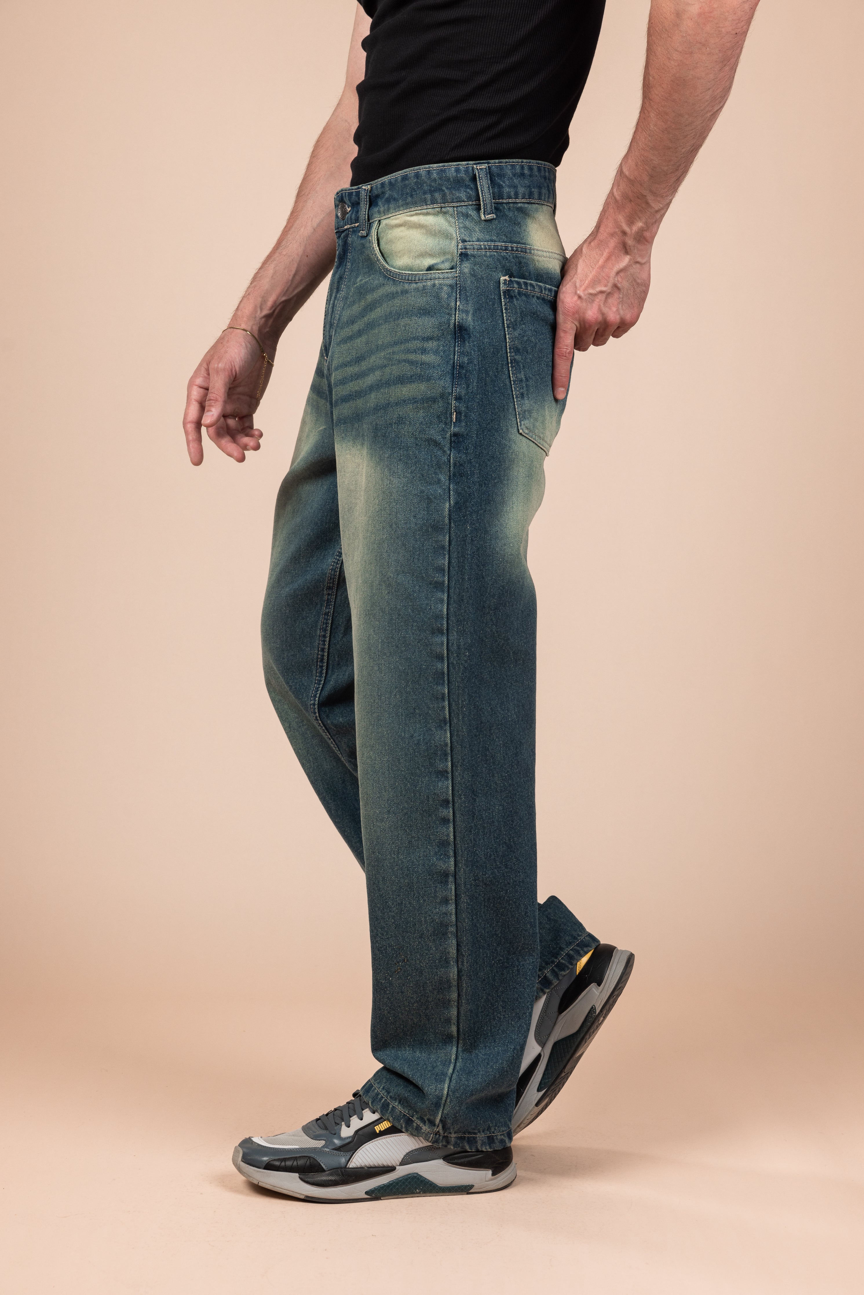 Midnight Haze Wide Leg Jeans