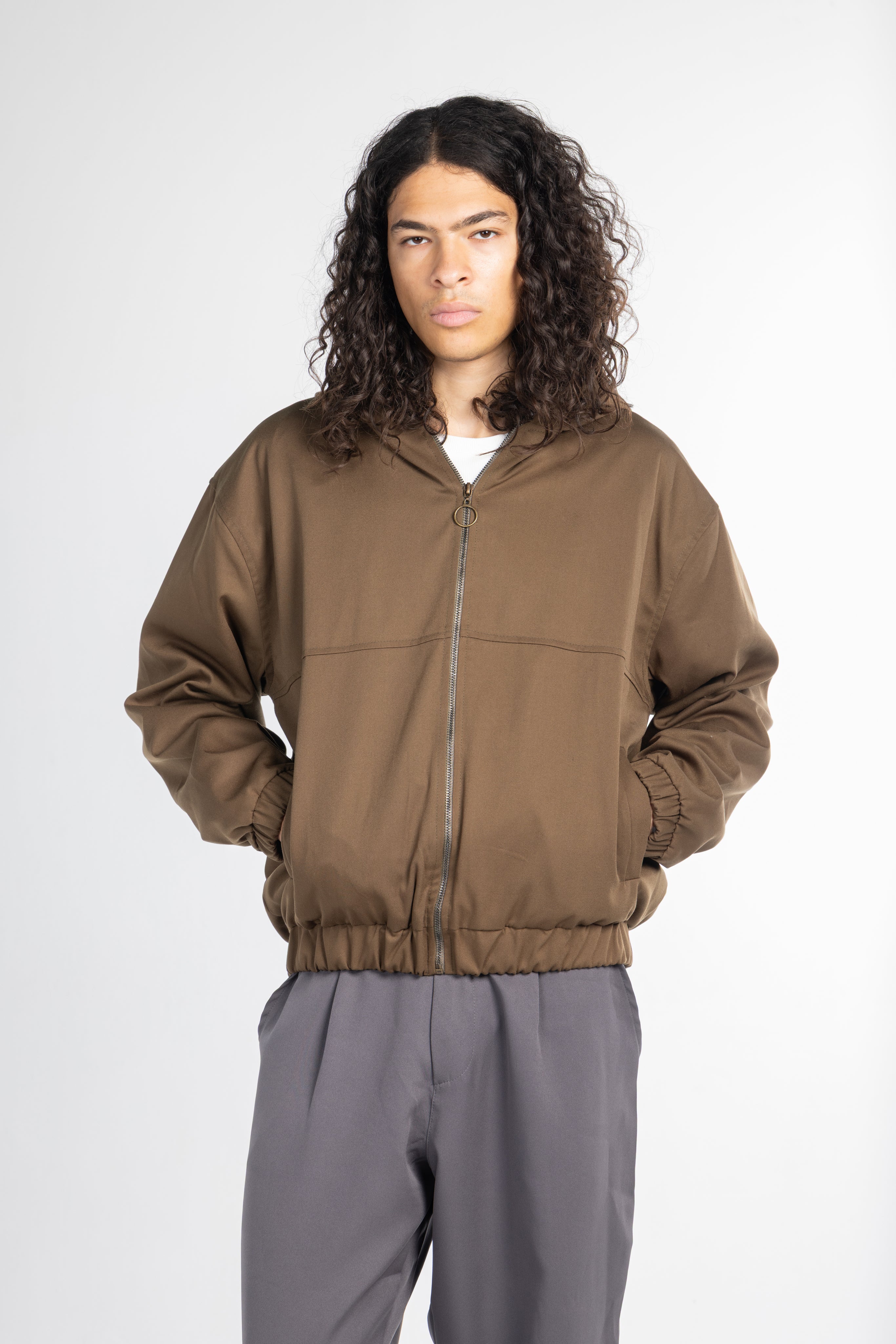 OLIVE GREEN WORK JACKET – 99 THREADS