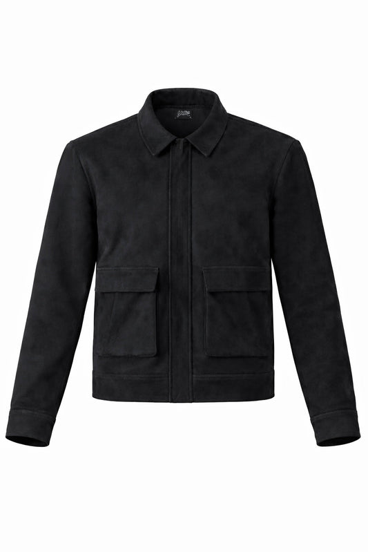 BLACK SUEDE JACKET