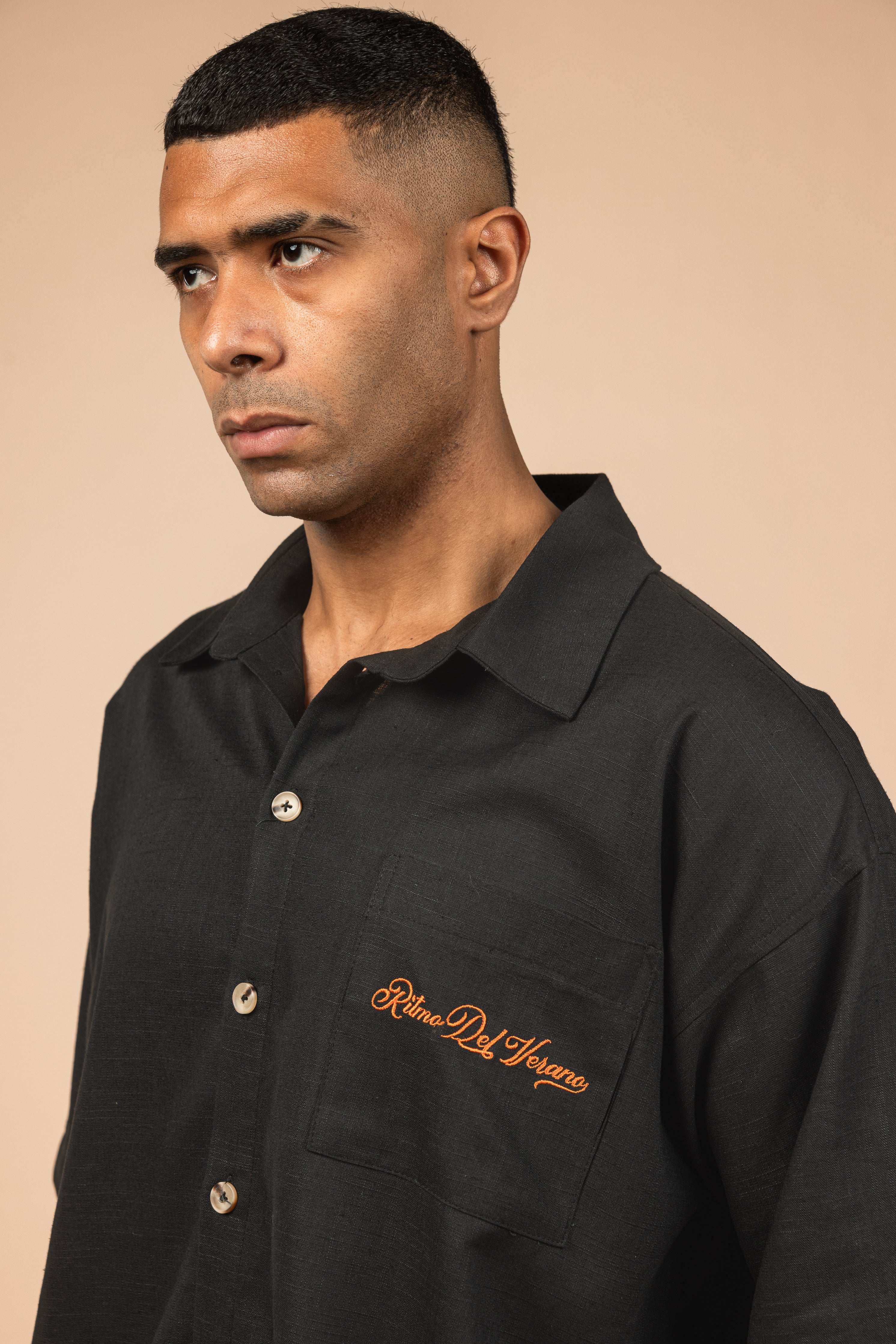 RDV Linen Shirt - Black