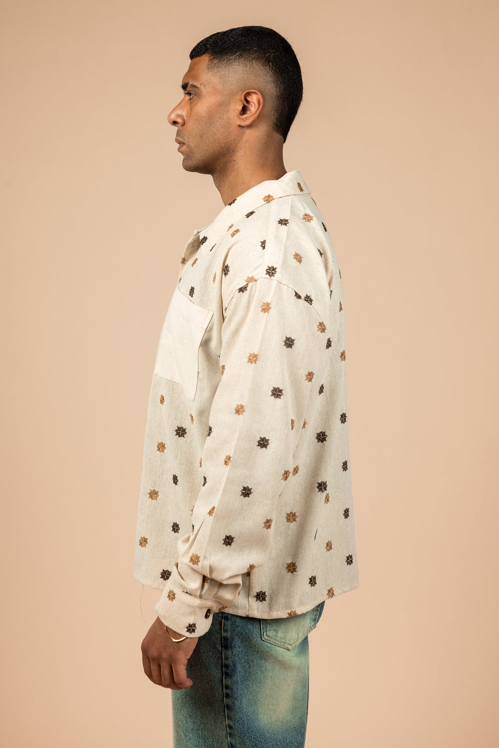 Embroidered Linen Shirt