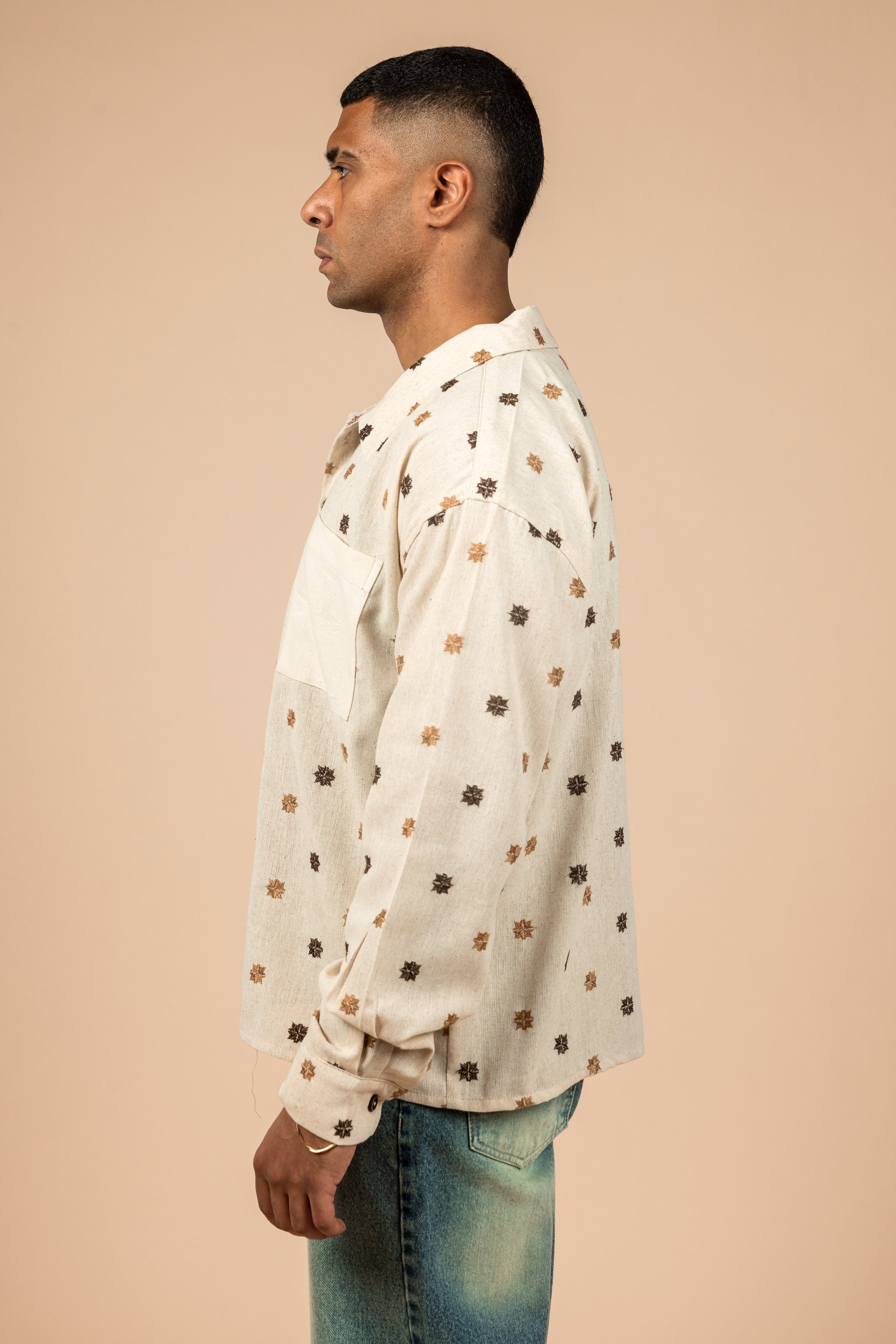 Embroidered Linen Shirt
