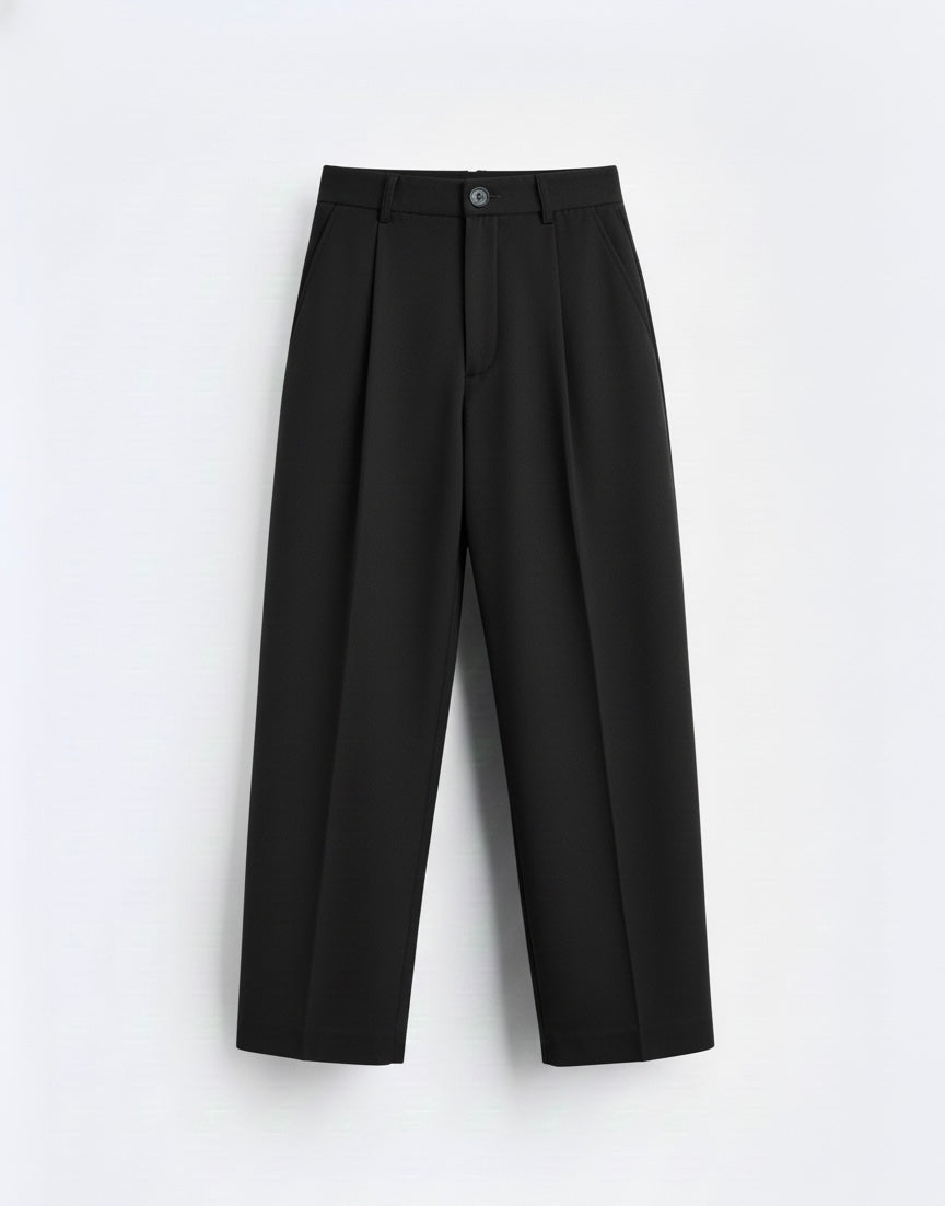 BLACK TAILORED PANTS