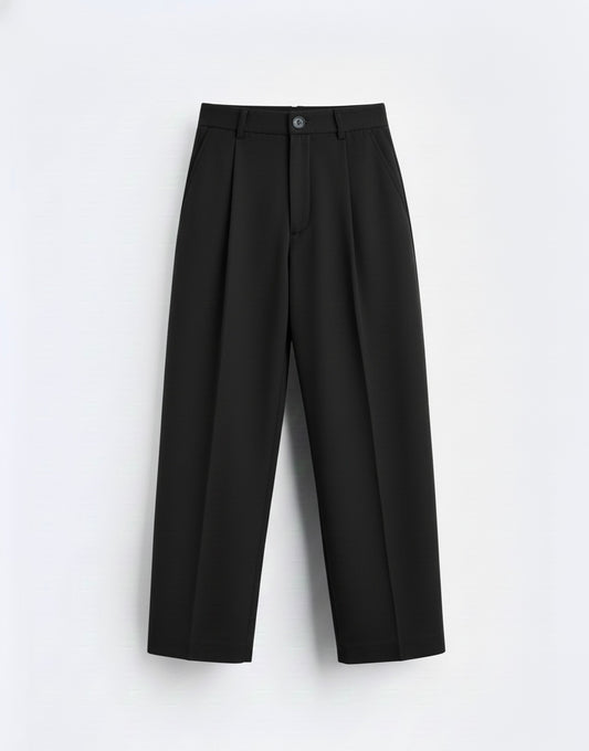 BLACK TAILORED PANTS