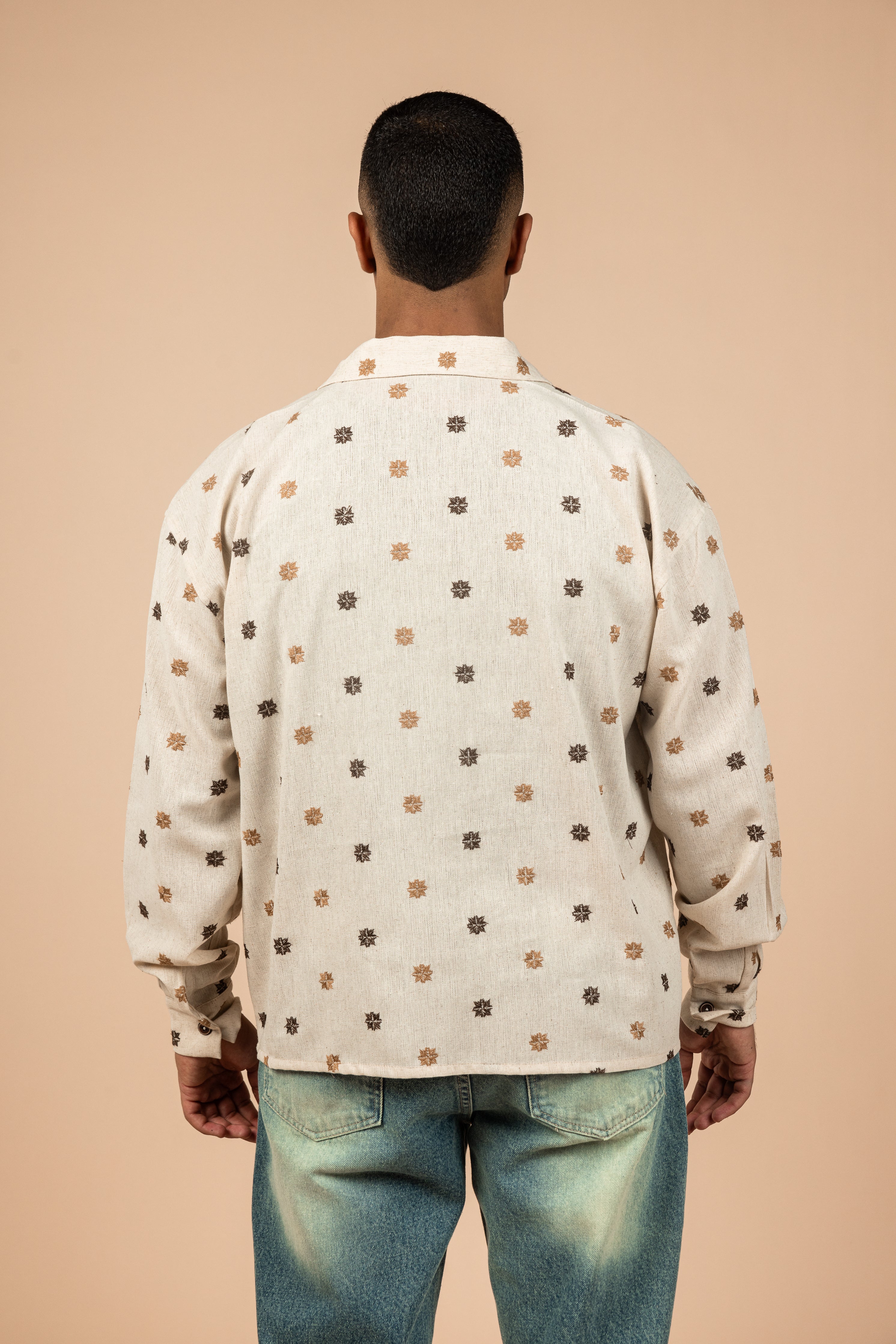 Embroidered Linen Shirt