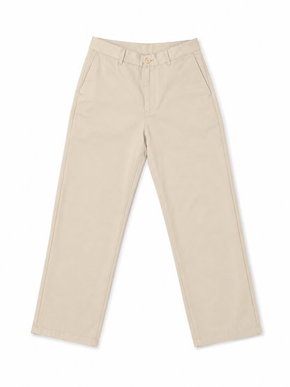WIDE LEG BEIGE PANTS