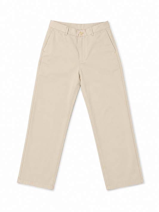 WIDE LEG BEIGE PANTS