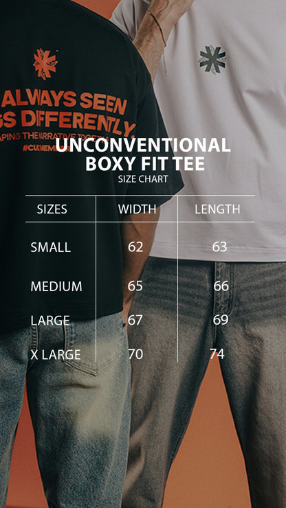 Unconventional Boxy Fit Tee - Off White