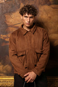 BROWN SUEDE JACKET