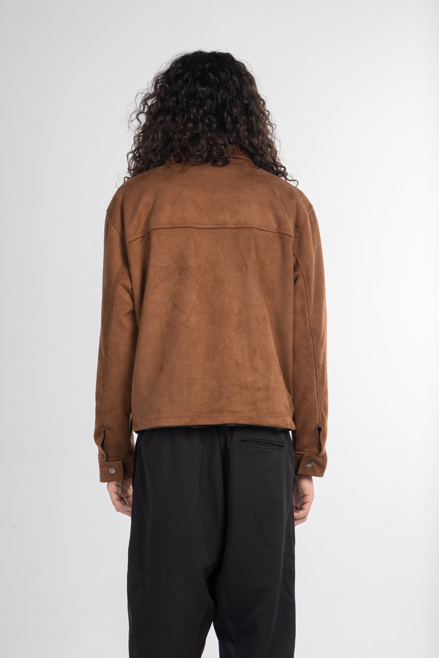 BROWN SUEDE JACKET