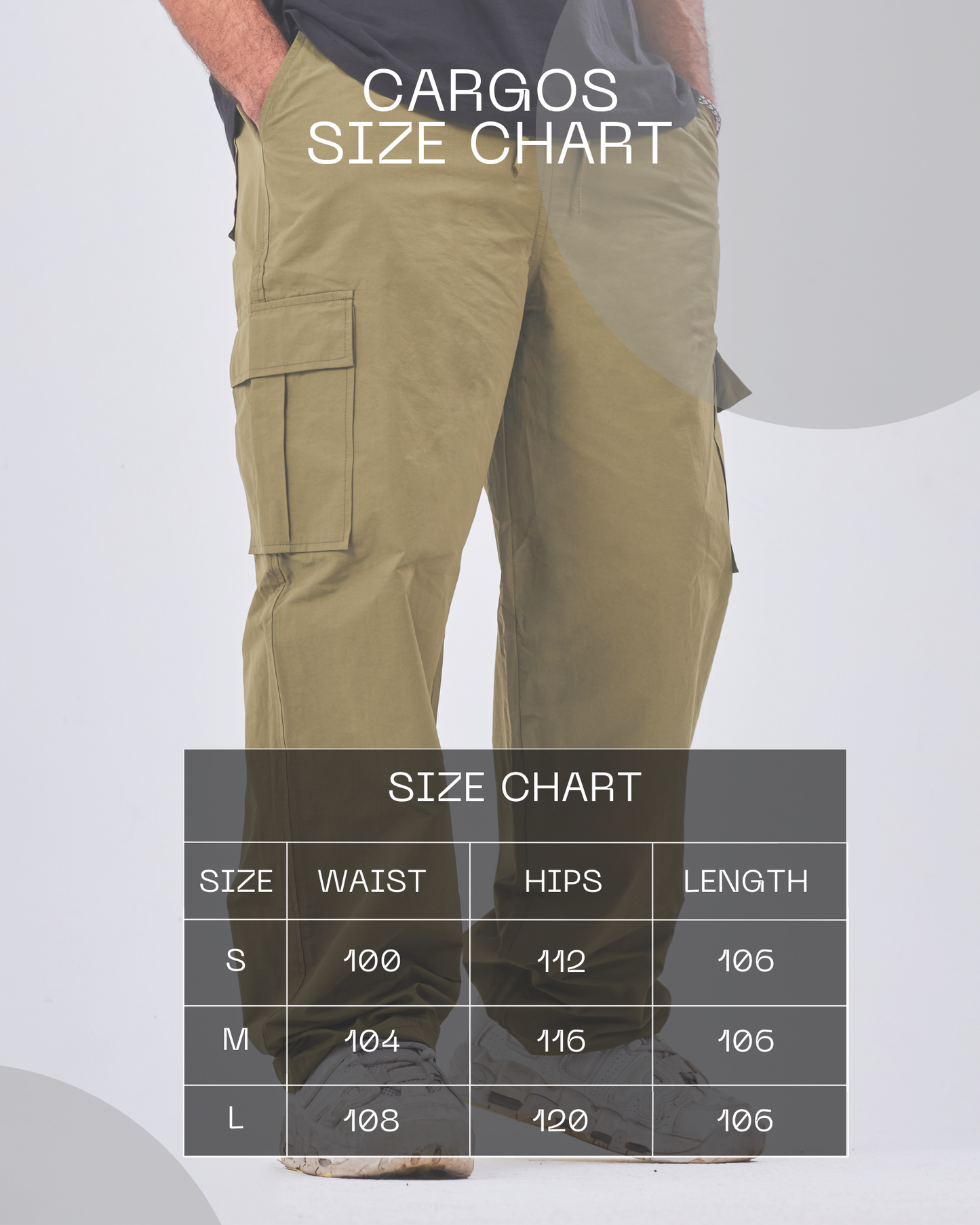 BLACK 99T CARGO PANTS